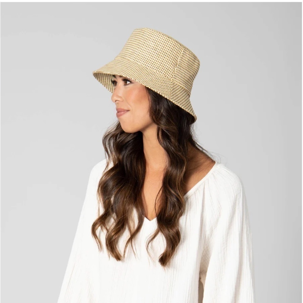 San Diego Hat Co. Textured Woven Bucket Hat, Blue, O/S   PG1289 - Picture 2 of 11